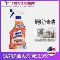 美国lysol厨房灶台地砖洗油烟机重油污强力除污垢家用厨房清洁剂