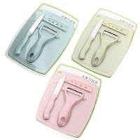 【3件套】不锈钢北欧风格水果刀具套装