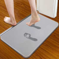 硅藻泥地垫浴室防滑垫硅藻土脚垫吸水速干卫浴卫生间门口地垫家用