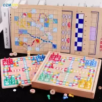 二十七合一棋多功能游戏棋儿童木制益智桌面互动玩具