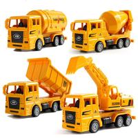 儿童玩具回力车工程车模型儿童玩具迷你工程车挖掘机套装 