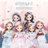 31cm灯光音乐洛丽塔洋娃娃公主bjd人偶礼品盒装女孩玩具