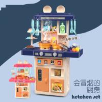 新款儿童喷雾厨房餐具台男女孩过家家仿真蒸汽式厨具做饭煮饭玩具