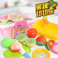 儿童水果切切乐蔬菜过家家玩具宝宝幼儿园厨房认知互动早教