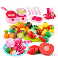 小孩切水果蛋糕玩具 儿童过家家披萨切切乐 水果切切看厨房餐具