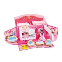 叶罗丽欢乐手提包仿真冰箱玩具过家家女孩生日礼物亲子互动