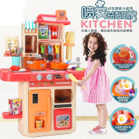 儿童过家家喷雾厨房玩具套装宝宝小女孩煮饭锅男孩女童做饭玩具
