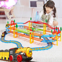 百变轨道小火车托马斯拼装高速轨道男孩女孩儿童益智生日礼物玩具