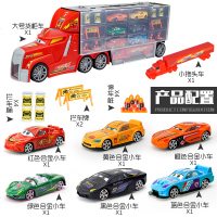 多功能蜘蛛超人合金货柜工程车模型套装益智音乐儿童玩具