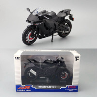 1:12仿真合金车模雅马哈YZF-R1摩托车街车儿童玩具机车避震
