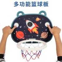 儿童室内篮球架免打孔投篮框架皮球男孩宝宝可升降悬挂式家用户外
