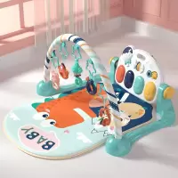 婴儿健身架 脚踏琴嬰兒脚踏钢琴0-1岁母婴玩具音乐游戏毯