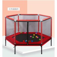 蹦蹦床儿童家用蹦床亲子互动游戏健身跳床带护网宝宝看护围栏