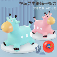 跳跳马充气玩具儿童可做加大加厚宝宝音乐小马跳鹿骑骑马动物坐骑