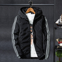 包税 Kiton 2020春季 男高蓝色牛仔机车夹克短外套 运动