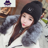 毛线帽子女冬天潮韩版网红百搭秋冬季时尚保暖加厚月子产后针织帽 FISH BASKET