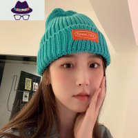 毛线帽女春秋冬韩版百搭针织帽日系时尚网红冷帽保暖新款ins潮流 FISH BASKET帽子