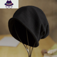 帽子男冬季保暖男士光头包头堆堆帽秋冬针织毛线帽 FISH BASKET