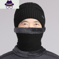 中老年人帽子男秋冬季老人爷爷保暖针织帽爸爸老头护耳加绒毛线帽 FISH BASKET