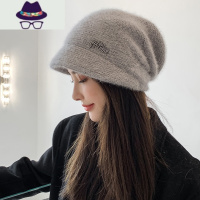 堆堆帽子女秋冬韩版潮百搭冷帽保暖月子帽防寒套头针织毛线帽 FISH BASKET