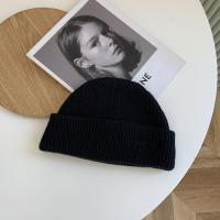 日系显脸小保暖护耳毛线帽子网红韩ins男女秋冬潮百搭针织帽冷帽 FISH BASKET