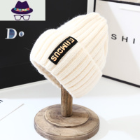 帽子女秋冬季韩版百搭时尚毛线帽冬天网红保暖护耳包头针织帽潮男 FISH BASKET