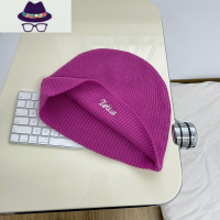 日系复古针织毛线帽欧美风百搭情侣冷帽男女秋冬包头保暖头巾帽子 FISH BASKET