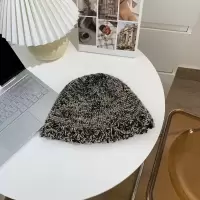 复古热~杂色毛线针织水桶帽子女休闲日系率性显脸小渔夫帽 FISH BASKET