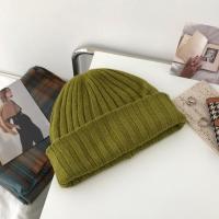 两种戴法~双层加厚毛线帽女秋冬护耳保暖针织帽韩版显脸小堆堆帽 FISH BASKET帽子