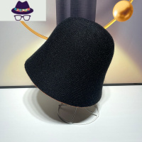 帽子女秋冬针织双面百搭渔夫帽显脸小日系盆帽水桶帽轻奢潮流 FISH BASKET