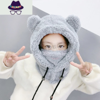 冬防风防寒帽骑行头套保暖器摩托车防风帽冬季电动车围脖帽一体 FISH BASKET