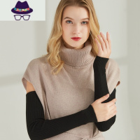 护手臂套袖保暖针织女袖套长款秋冬手袖毛衣假袖子胳膊肘手套 FISH BASKET