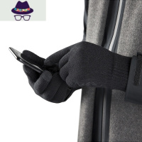 皮手套男士冬季保暖骑行防寒加绒加厚防风防水触屏骑车摩托车手套 FISH BASKET