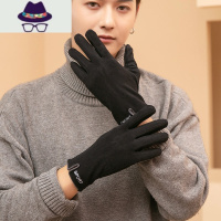 手套男冬季保暖骑行潮秋冬天学生骑车春秋季加绒薄款防风开车触屏 FISH BASKET