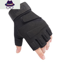 战术手套男士登山运动半指秋冬季户外训练健身透气防滑护骑行露指 FISH BASKET