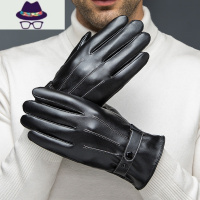 皮手套男女冬季韩版防寒保暖触屏加绒加厚防水户外手套骑行摩托车 FISH BASKET