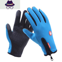 自行车骑行手套男防风防水户外运动冬季骑车加绒保暖触屏防滑防寒 FISH BASKET