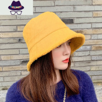 渔夫帽冬季帽子女秋冬韩版冬天2020新款加厚百搭遮阳洋气保暖毛绒 FISH BASKET