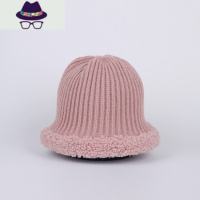 网红水桶毛线帽女秋冬季渔夫帽日系百搭韩版潮保暖显脸小针织盆帽 FISH BASKET帽子