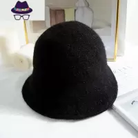 春秋渔夫帽呢盆帽女韩版冬季潮日系洋气百搭毛线针织水桶帽子 FISH BASKET