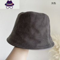 日系棉布百搭渔夫帽水桶帽秋冬自闭帽休闲出街素颜帽盆帽水桶帽潮 FISH BASKET帽子