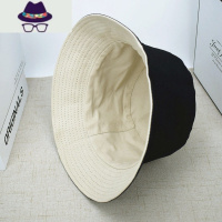 双面戴渔夫帽男女夏季韩版学生百搭时尚潮流遮阳防晒圆脸情侣帽子 FISH BASKET