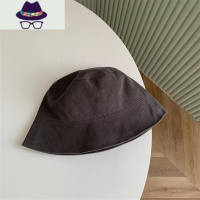 RX秋冬水桶帽子女气质磨毛百搭渔夫帽复古显脸小日系时尚盆帽 FISH BASKET