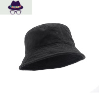 GEGEEN水洗纯色渔夫帽男日系百搭女韩版嘻哈街头潮牌复古盆帽子 FISH BASKET