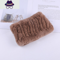 韩版真獭围巾女脖套秋冬季皮草加厚保暖弹力毛绒护颈围脖领子 FISH BASKET