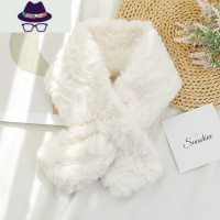 围巾女冬季百搭2021新款围脖韩版学生厚保暖脖套可爱少女心毛绒绒 FISH BASKET