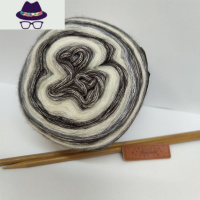 盈盈萤火虫给男女朋友织围巾线手工编织DIY毛线材料包渐变蛋糕线 FISH BASKET