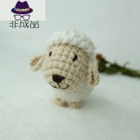 手工编织毛线玩偶diy材料包手工打发时间非成品小羊挂件钥匙扣 FISH BASKET