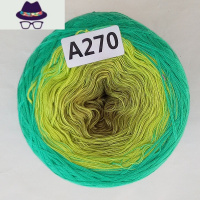 丝光棉渐变蛋糕线手工编织围巾披肩长段染拼接宝宝毛线魔术球 FISH BASKET