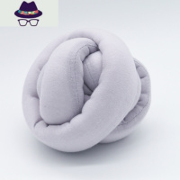 ins超粗特粗毛线北欧打结球型抱枕编织婴儿床围防撞手编diy毯子 FISH BASKET